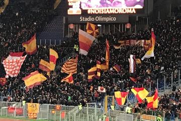 Italian Football Match Experience at AS Roma's Stadio Olimpico