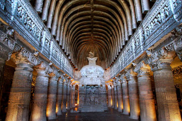 Aurangabad Private 3-Day Tour with the Ajanta and Ellora Caves