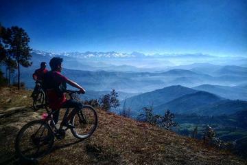 Private cycle tour from Nagarkot to Bhaktapur via Changu Narayan with transfers