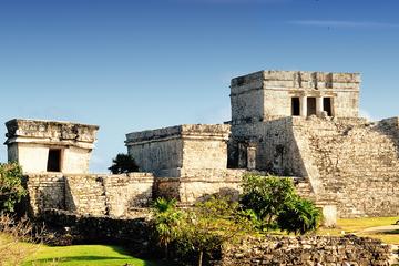 Combo Tour: Tulum Ruins Early Access Tour Plus Rio Secreto Nature Reserve from Playa del Carmen