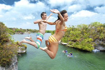 Tulum Early Access Day Tour and Xel-Ha All Inclusive Combo from Tulum