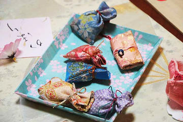 Scented Omamori Charm Making Workshop at Gionji Temple in Chofu, Tokyo