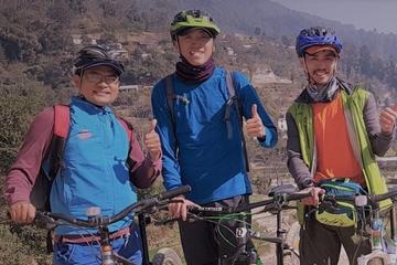 A 3 hour Mountain Biking tour just North of Kathmandu Valley