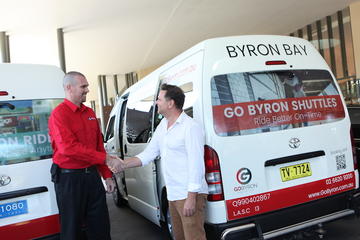 Go Shuttle Airport Transfers from Ballina Byron Airport or Gold Coast Airport