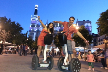 Circuit nocturne à Madrid en Segway