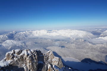 Zugspitze and Garmisch-Partenkirchen from Munich