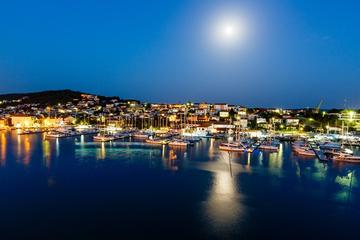 Magical Trogir by night from Split