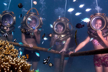 Helmet Diving underwater walking experience