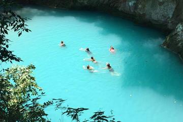 Bassin Bleu waterfalls adventure from Jacmel, Haiti