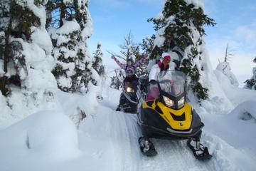 Snowmobile tour to Shunut Mountain