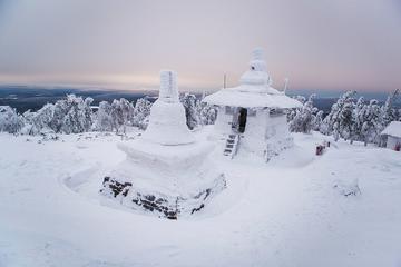 Snowmobile tour to the Ural Buddhist temple