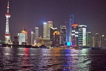 Shanghai By Night: Huangpu River Cruise Jin Mao Tower Observation Deck and The Bund