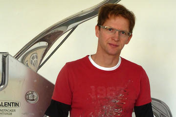 Berlin with artist - painter René Wirths - on tour with a celebrity