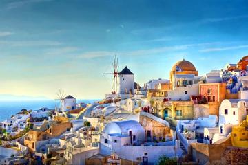 Trails of Atlantis with Winery and Oia Village Tour: 6-Hour Private Tour