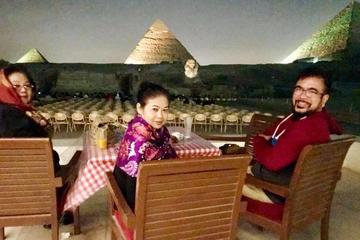 sound and light show at Giza pyramids