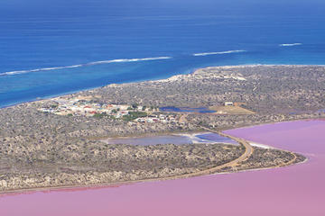 Hutt Lagoon Pink Lake Scenic Flight