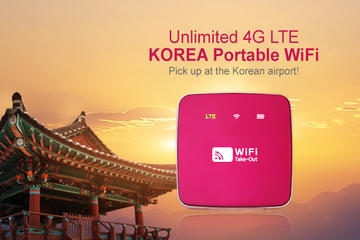 South Korea 4G LTE Portable WiFi with Incheon International Airport Pick-Up