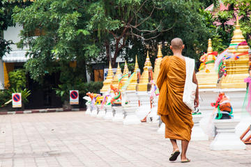 Morning Buddhist Almsgiving and Temples Tour in Chiang Mai