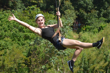 Roatan Sky Safari Zip Line and Offshore Snorkel Adventure and Beach