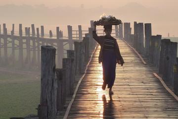 See the sunrise and visit the locals in Mandalay