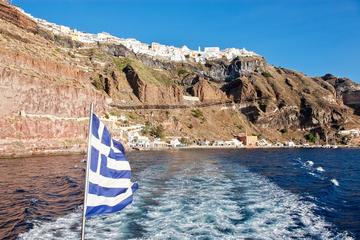 Early Season Experience: 3-Hour Santorini Volcano and Hot Springs Trip