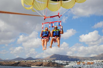 Parascending and Crazy UFO in Lanzarote
