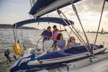 Lisbon Sunset Sail - 3 hours experience (with Portuguese wine & cheese)