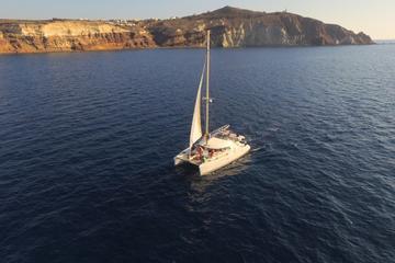 Santorini Catamaran TailorMade Private Full Day Cruise