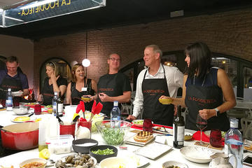 Market Tour & Spanish Cooking Class in Barcelona (5 course meal!)