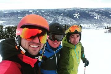 Guided skiing tour in Hafjell ski resort