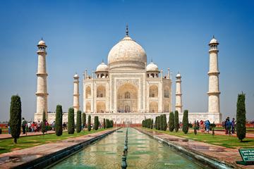 Sunrise View Of Taj Mahal From Delhi