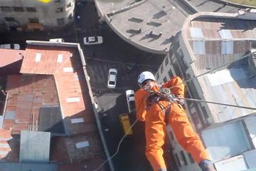 Urban Rush: Building Rappel in La Paz