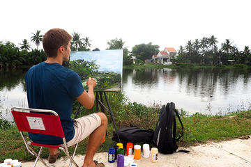 Half-Day Countryside Bike and Painting Tour from Hoi An City