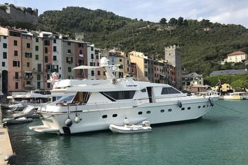 Cinque Terre from the sea on a private Vintage motorboat