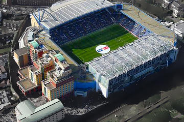 Chelsea Football Match at Stamford Bridge Stadium