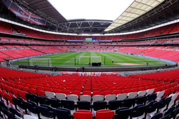 Tottenham Hotspur Football Match at Wembley Stadium