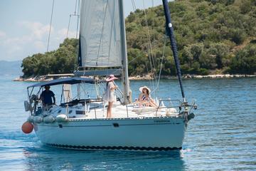 A splendid day sailing around Lefkas