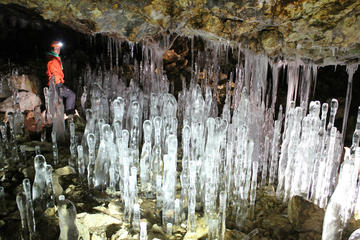 The Cave of Ice Stalagmites Adventure Tour! with Private Transfer