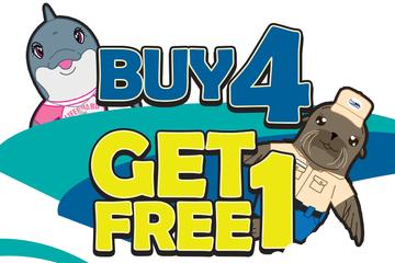 Ocean Adventure Buy 4 Get 1 Free Ticket
