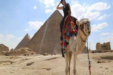 2-Day Private Tour to Giza pyramids, Saqqara, Dahshur and Cairo including Camel Ride, professional camera Man in pyramids Felucca Sailing, Dinner Cruise and Sound and Light Show