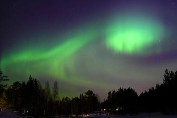 Lapland Northern Lights Safari by Snowmobile from Luosto