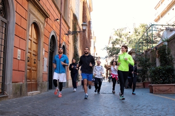 Recorrido de running por Roma