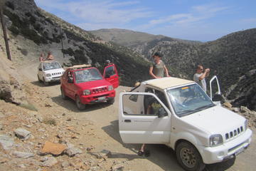 Crete 4x4 Safari Including Preveli Palm Beach and Kourtaliotiko Gorge