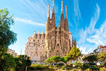 Sagrada Familia and Park Guell on a Luxury Open Top Minibus Small Group Tour
