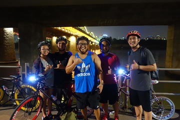 Seoul Han River Night Tour by Bike