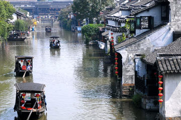 Suzhou Private Essence Tour of Rickshaw Ride and Grand Canal Ride