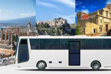 MESSINA - TAORMINA - CASTELMOLA -SAVOCA LOW COST RETURN SHARED TRANSFER