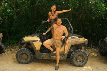 Playa del Carmen Combo Tour at Selvatica: Off-Road Buggy, Aerial Bridges and Zipline Adventure