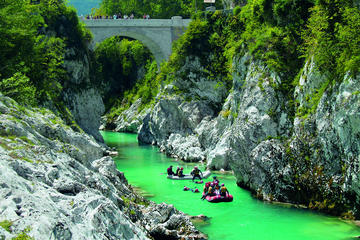 Emerald River and Kozjak Waterfall Small-Group Day Trip