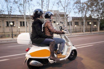 Small-Group Barcelona Night Tour By Vespa Scooter